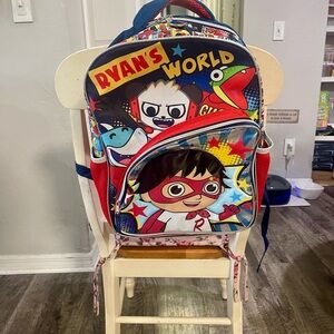 Ryan’s World Red and Blue Kids Backpack